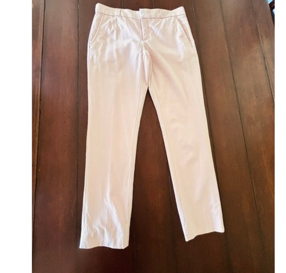 Banana Republic Ryan Fit Pants Women's Size 4 Pink Wool Blend Lined Dress Pants